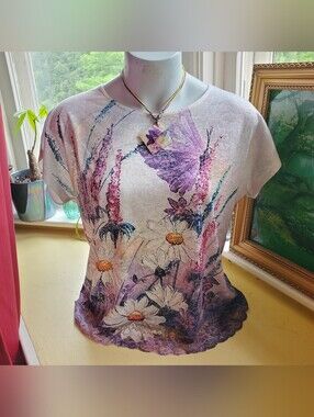 Laura Vintage Floral Butterfly Blouse